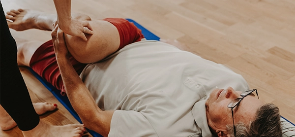 stretching